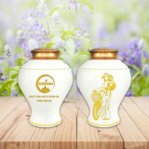 LỌ TRÀ HOÀNG GIA – BẠCH NGỌC