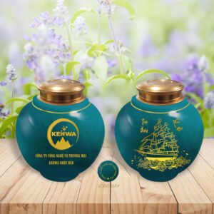 Lọ Trà Lộc Tài – Bạch Ngọc