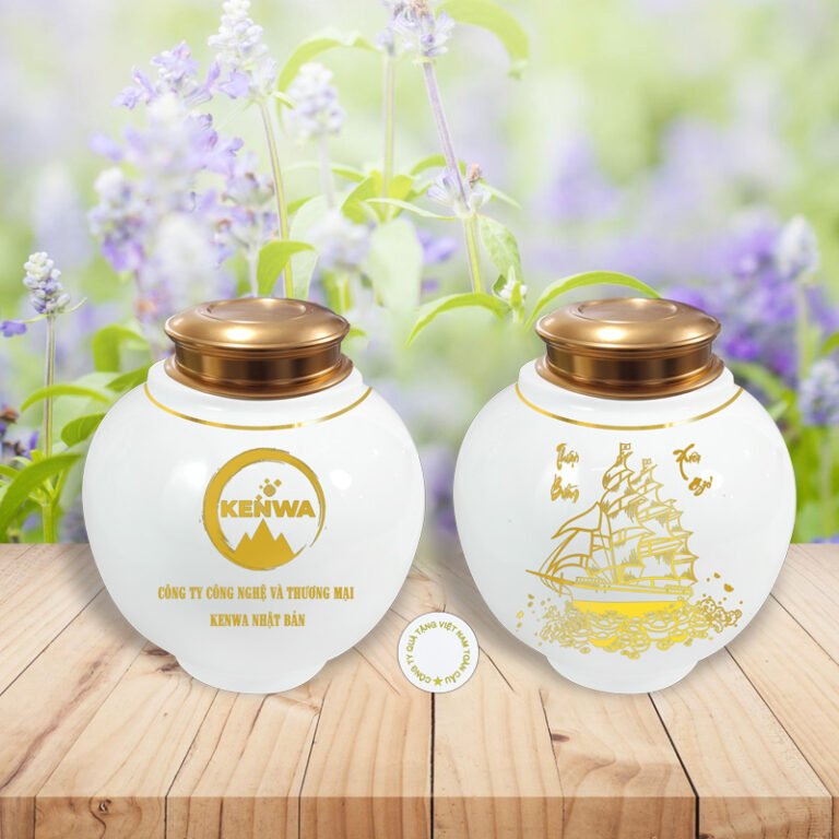 Lọ Trà Lộc Tài – Bạch Ngọc