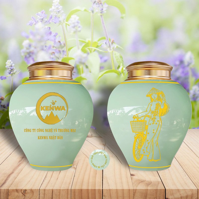 Lọ Trà Phú Qúy- Lục Bảo
