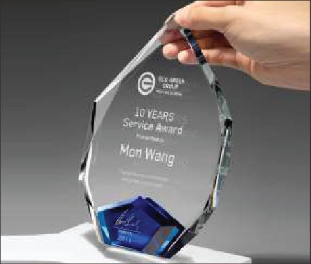 Cúp Pha Lê Đỉnh Xanh