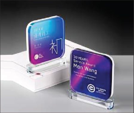 Cúp Pha Lê Ánh Sáng Chân Trời