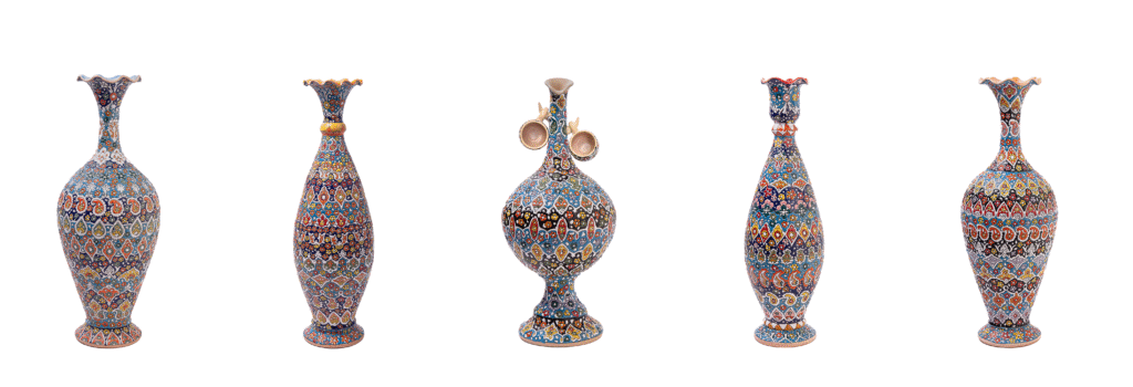 Bình Hoa Gốm Sứ Ba Tư Vạn Hoa