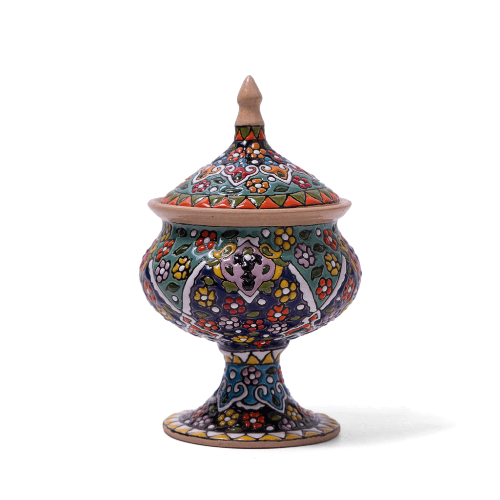 Bình Hoa Gốm Sứ Ba Tư Vạn Hoa