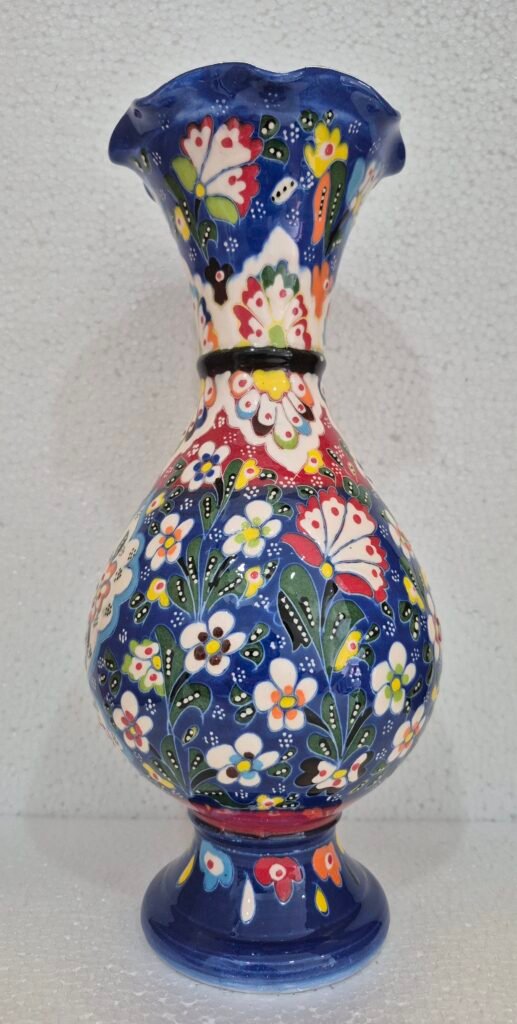 Bình Hoa Gốm Sứ Thổ Nhĩ Kỳ Vân Long (30cm)