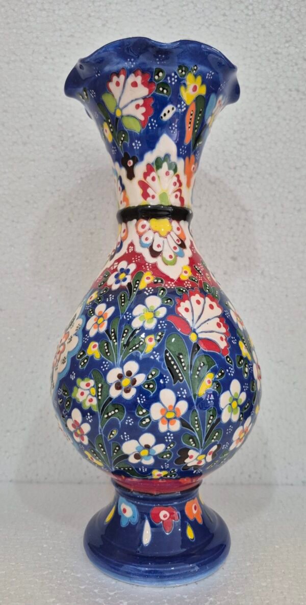 Bình Hoa Gốm Sứ Thổ Nhĩ Kỳ Vân Long (30cm)